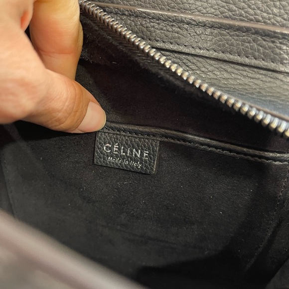 CELINE NANO LUGGAGE BAG IN DRUMMED CALFSKIN
BLACK - Picture 10 of 10